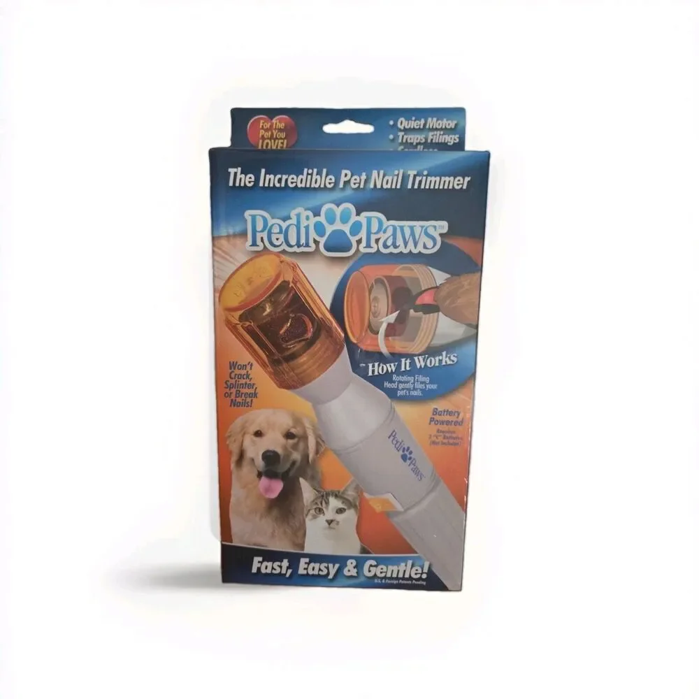 Pedi Paws Dog Cat Nail Trimmer Grinder for Pets